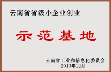 云南省小企业创业示范基地